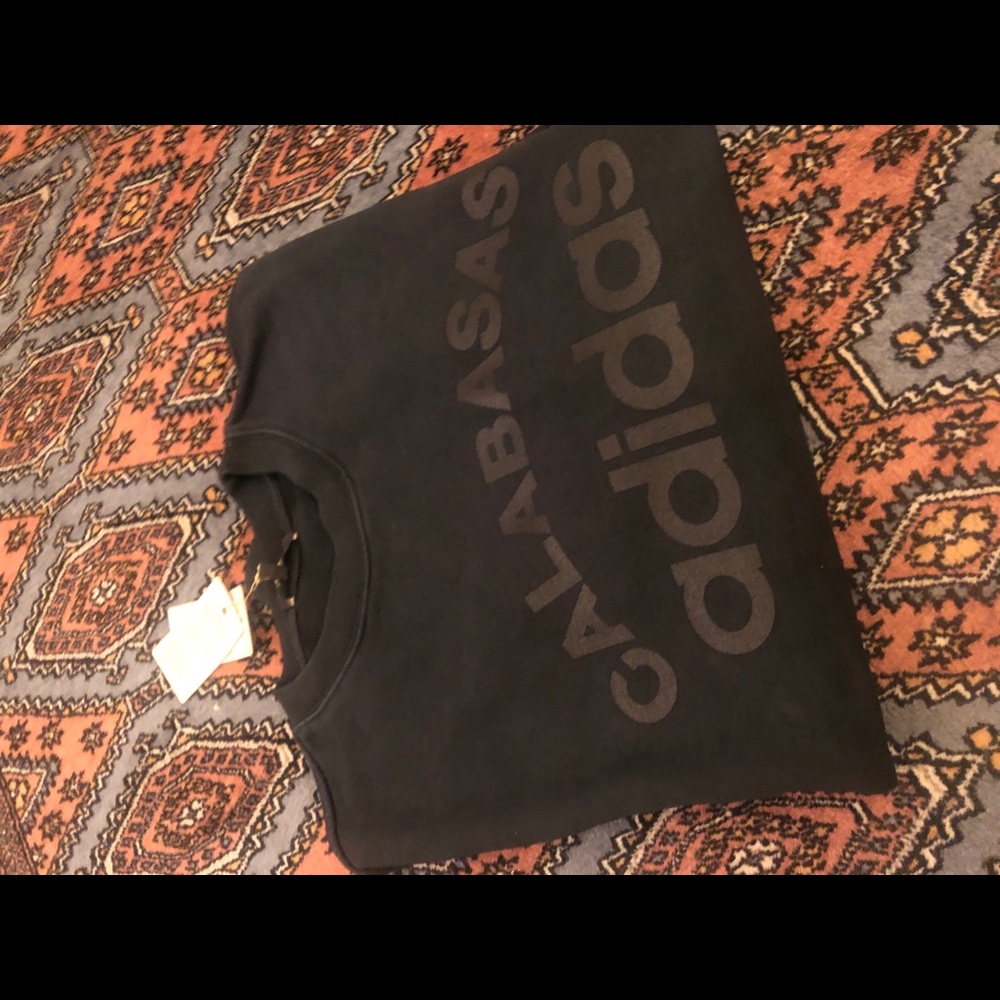 Addidas - Yeezy - Calabasas Black Sweatshirt- LG - Picture 7 of 16